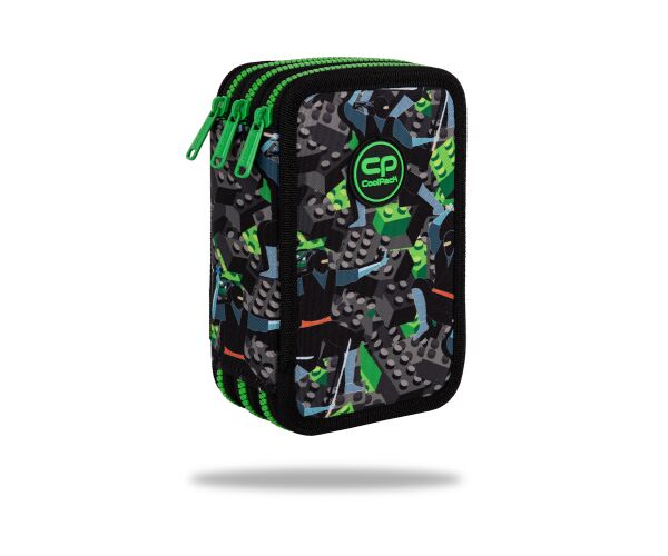 Penál 3 zipy Jumper Kids from the block - vybavený