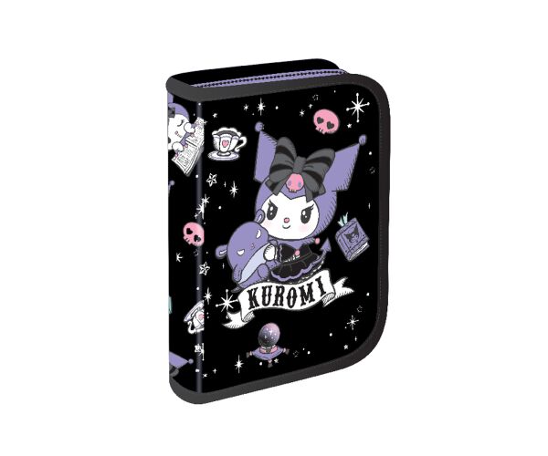 Penál 1 zip Clipper Kuromi - prázdný