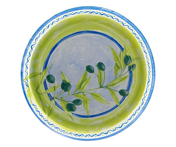 Papírový talíř velký - Roma