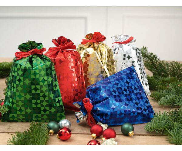 Dárkový sáček Hologramme 25 x 40 cm