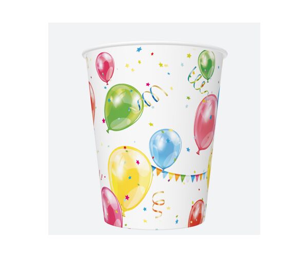 Papírový kelímek 0,25l Party Balloons and Garlands