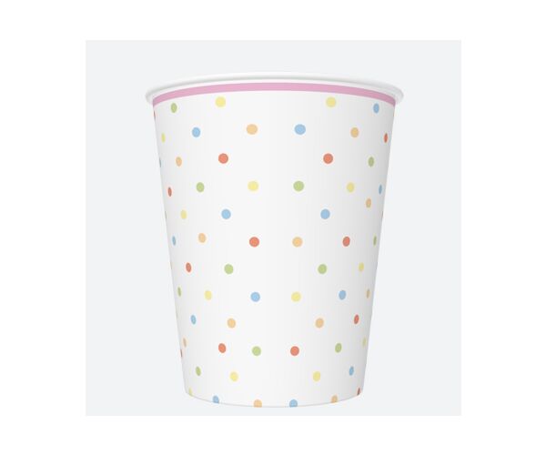 Papírový kelímek 0,25l Sweet Unicorn with Pastel dots