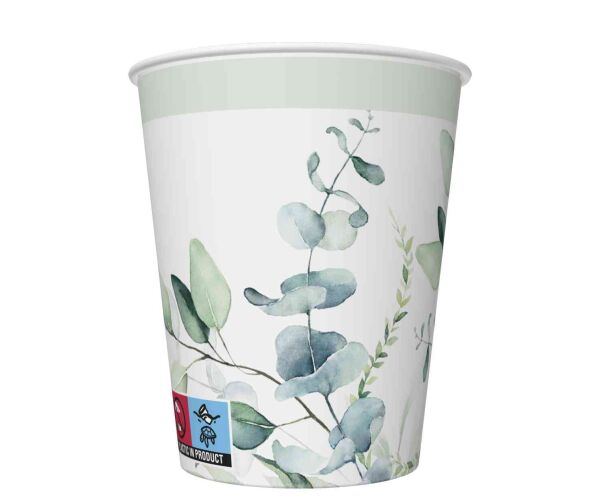Papírový kelímek 0,25l Eucaliptus Twigs