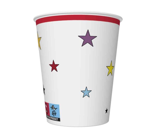 Papírový kelímek 0,25l Cartoon Cars