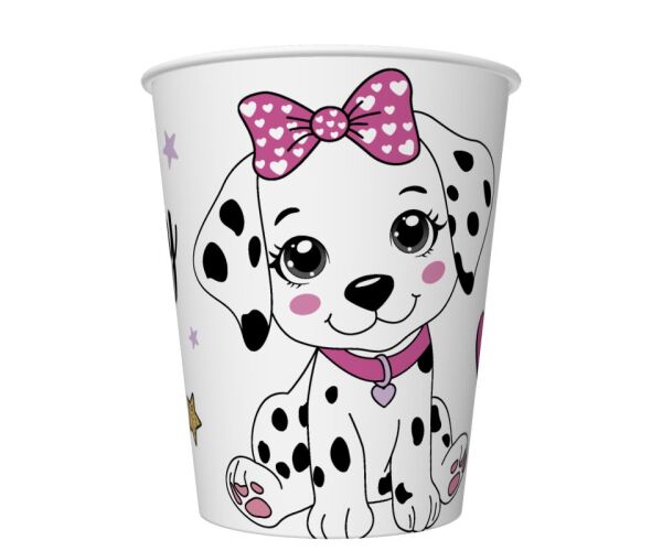 Papírový kelímek 0,25l Charming Puppy Dog