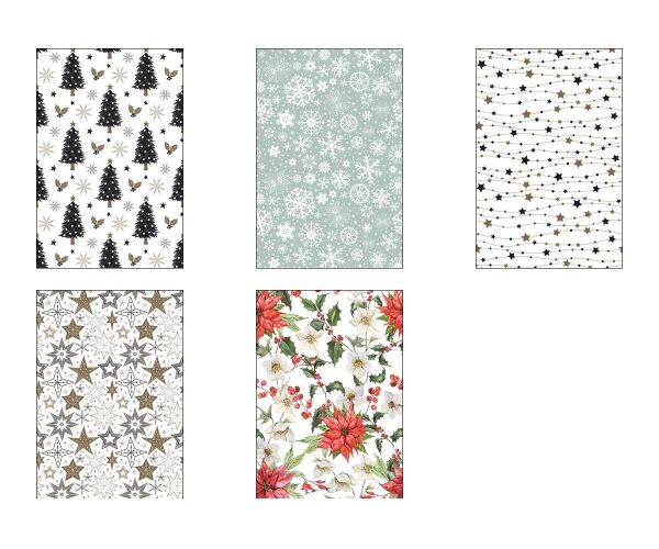 Vánoční dárkový papír P2 GW 12