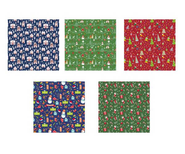 Papír 0,7x2m P2_GW_15 Vánoční /50/