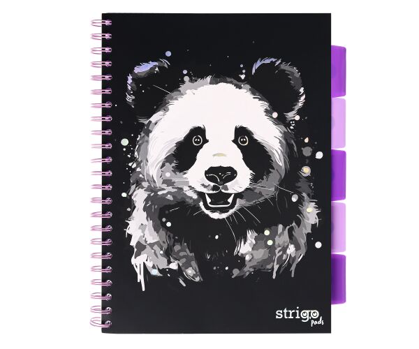Blok A4/100l 80g PANDA spirála s rozřaďovačem