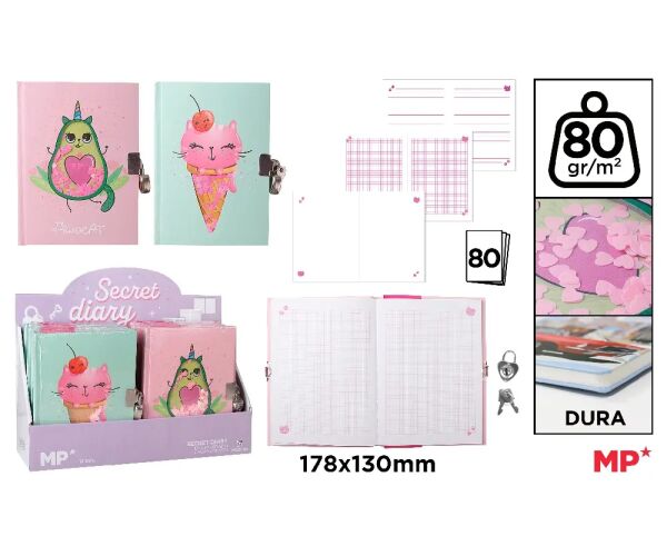 Památník se zámkem zvířátka 80 l Avokádo, zmrzlina