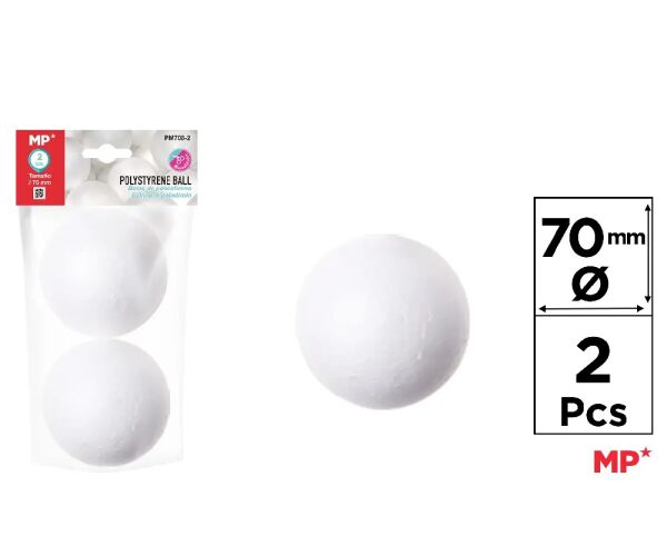 Polystyrénové koule 7 cm 2 ks