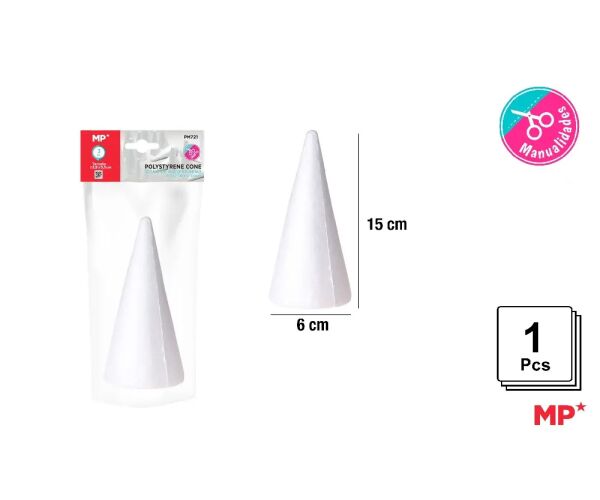 Polystyrénová špička 15 cm 1 ks