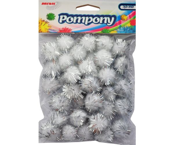 Bambule metal stříbrné 20 mm 40 ks