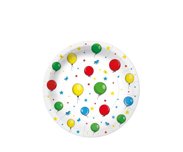 Papírový talíř malý - Eko Balloons