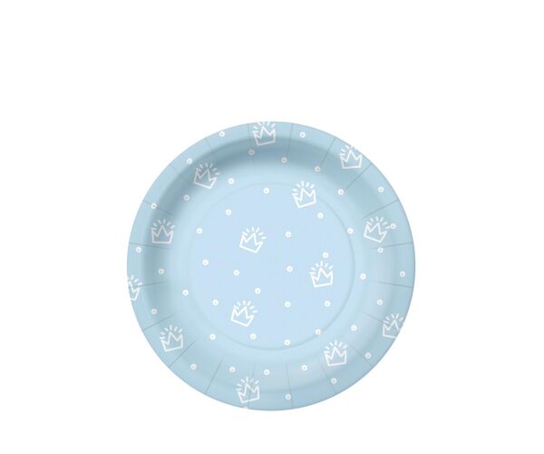 Papírový talíř malý - Special day světle modrý