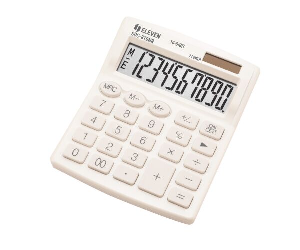 ELEVEN SDC 810NRWHE white kalkulátor