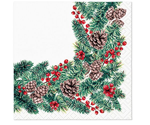 Ubrousky PAW Dekor C (20ks) Winter Branches