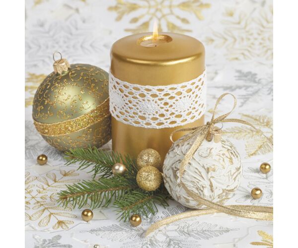 Ubrousky DAISY L (20ks) Gold Candle ..
