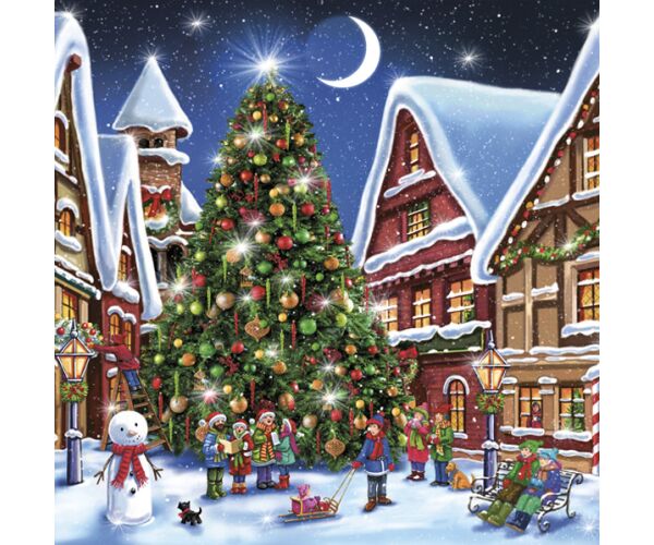 Ubrousky DAISY L (20ks) Christmas Night