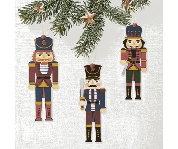 Ubrousky DAISY L (20ks) Wooden Nutcrackers