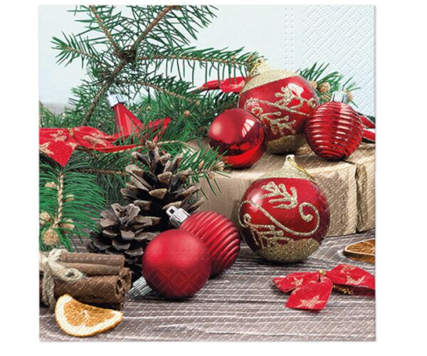 Ubrousky PAW Dekor L (20ks) Holiday Time