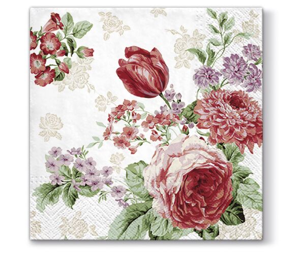Ubrousky PAW Dekor L (20ks) Mysterious Roses