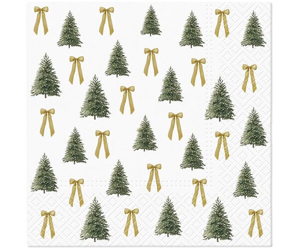 Ubrousky PAW Dekor L (20ks) Ribbon Forest