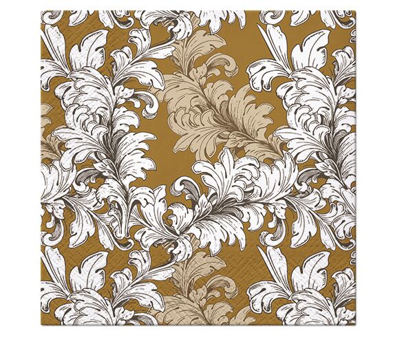 Ubrousky PAW Dekor L (20ks) Damask Ornament