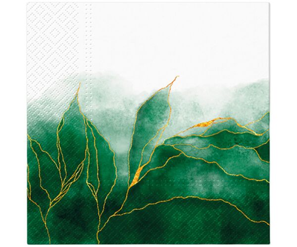 Ubrousky PAW Dekor L (20ks) Green Dream