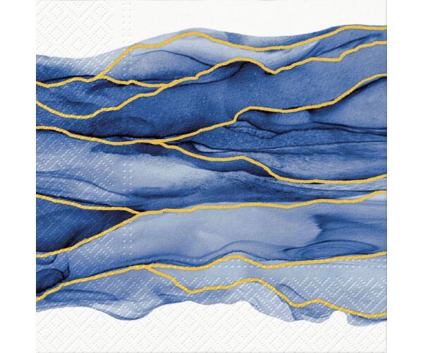 Ubrousky PAW Dekor L (20ks) Watercolor Waves