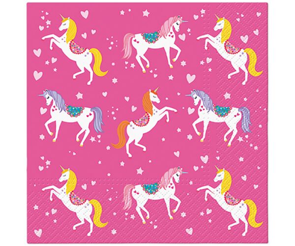 Ubrousky PAW Dekor L (20ks) Unicorn Pattern