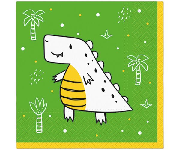 Ubrousky PAW Dekor L (20ks) Hello Dino