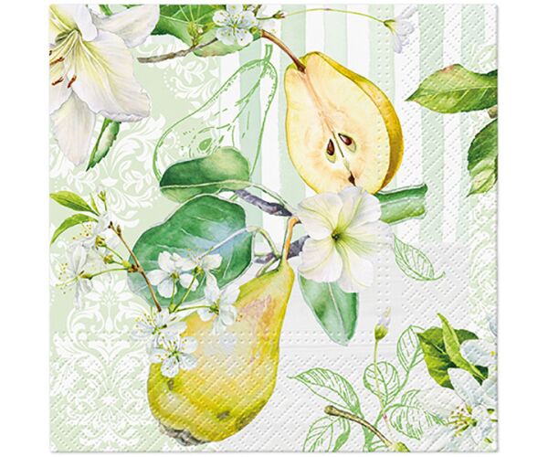 Ubrousky PAW Dekor L (20ks) Pear Blossom