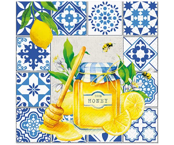 Ubrousky PAW Dekor L (20ks) Citrus and Honey