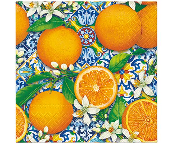 Ubrousky PAW Dekor L (20ks) Orange Boom