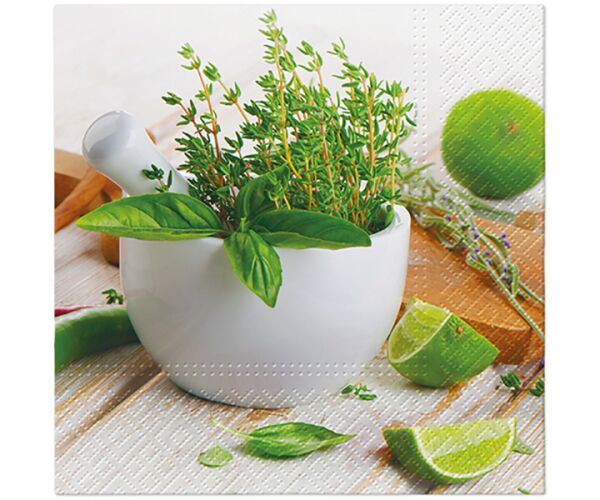 Ubrousky PAW Dekor L (20ks) Kitchen Herbs