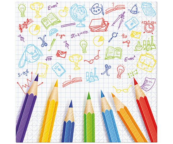 Ubrousky PAW Dekor L (20ks) Funny School