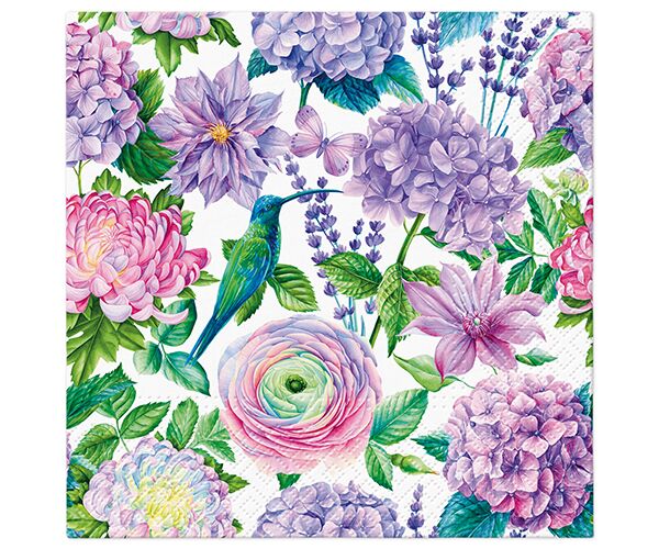 Ubrousky PAW Dekor L (20ks) Purple Delight