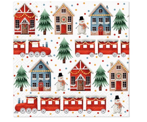 Ubrousky PAW Dekor L (20ks) Cozy Christmas