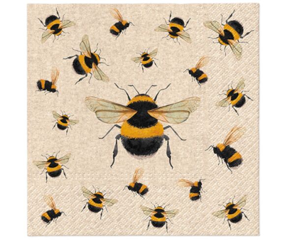 Ubrousky PAW Dekor We Care (20ks) Dancing Bees