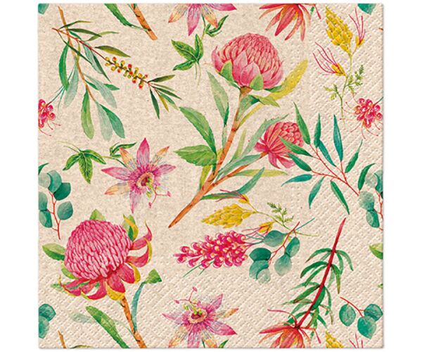 Ubrousky PAW Dekor We Care (20ks) Passionflower