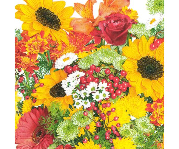 Ubrousky DAISY L (20ks) Rich Autumn Bouquet