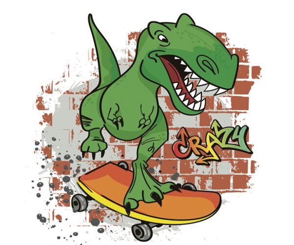 Ubrousky DAISY L (20ks) Crazy Dino