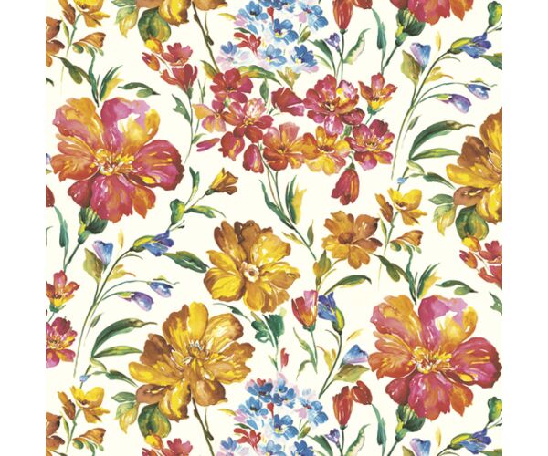 Ubrousky DAISY L (20ks) Orange and Yellow Flowers Wallpaper