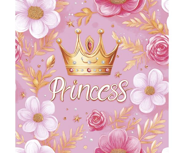 Ubrousky DAISY L (20ks) Pink princess Crown