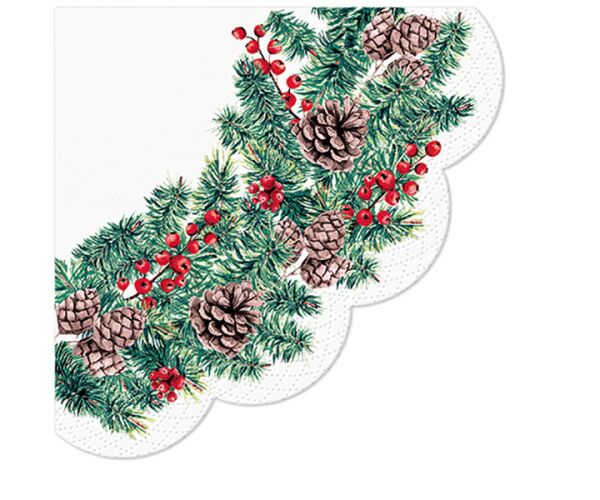 Ubrousky PAW Dekor R (12ks) Winter Branches
