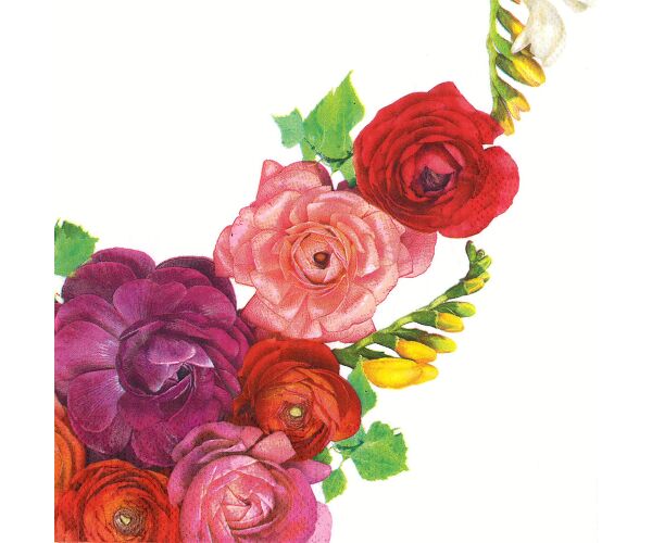 Ubrousky DAISY L (20ks) Buttercups Mix with Freesia