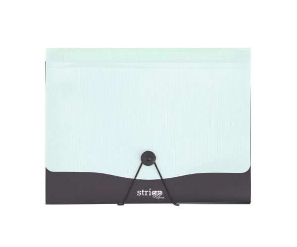 Složka A4 s 13 kapsami STRIGO mentolová