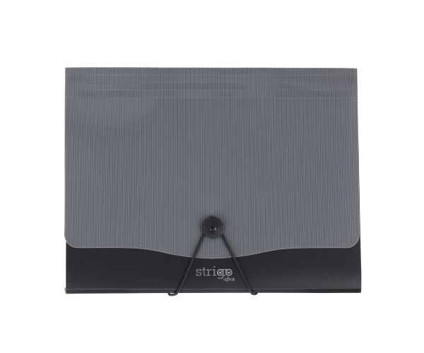 Složka A4 s 13 kapsami STRIGO šedá