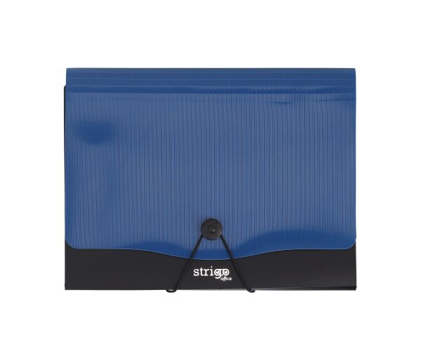 Složka A4 s 13 kapsami STRIGO modrá