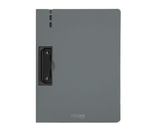 Dvojdeska STRIGO A4 s bočním klipem - šedá